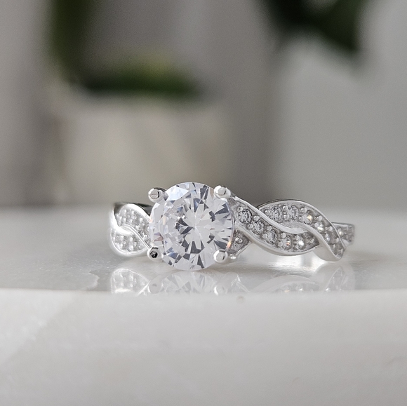 Braided Ring Set, 925 Sterling Silver size 7 - Picture 7 of 9